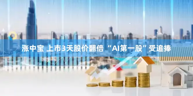 涨中宝 上市3天股价翻倍 “AI第一股”受追捧
