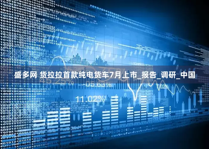 盛多网 货拉拉首款纯电货车7月上市_报告_调研_中国