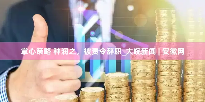 掌心策略 种润之，被责令辞职_大皖新闻 | 安徽网